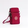 Bolsa diagonal para teléfono móvil al por mayor Nueva Bolsa pequeña para mujer Bolsa de tela para teléfono móvil bolsa vertical para cuello brazo muñeca monedero