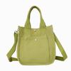 Bolsa de Lona Estilo Preguiçoso Japonês e Coreano Grande Capacidade Bolsa Tiracolo Bolsa de Ombro Transversal Feminina Estudante Universitária Bolsa de Mão para Aula Tendência