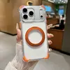 Adecuado para iPhone 18 Pro Max, funda de teléfono magnética transparente anticaídas en las cuatro esquinas, cubierta protectora con soporte giratorio Apple 17