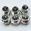 Conector de aviación de doble muesca GX12 M12 socket/enchufe en línea conector jack de 2/3/4/5/6/7 núcleos