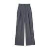 Venta al por mayor Comercio Exterior Transfronterizo 2024 Primavera y Otoño Nueva Ropa de Mujer Pantalones Casuales de Cintura Alta con Pliegues Delanteros para Mujer A67231