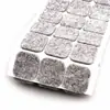 Junta de Fieltro Autoadhesiva Almohadilla de Fieltro Amortiguadora de Golpes para Muebles Junta Redonda Gris Antideslizante