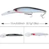 Equipo de Pesca Señuelo Minnow Flotante 17cm Lanzamiento a Larga Distancia Señuelo Duro 30.7g Señuelo para Pesca de Lubina en Agua Dulce y Salada Cebo de Pesca Pesca en el Mar