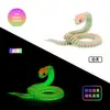 Impressão 3D cobra articulação móvel víbora decoração de mão modelo animal luminoso artesanato de presente de aniversário infantil