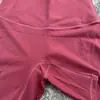 Shorts Deportivos de Yoga para Mujer de Cintura Alta Doble Textura para Ciclismo Naked de Alta Elasticidad Anti-rozaduras Ligeros Transpirables
