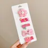 Pinza Lateral de Caricatura de Dopamina para Niños Lindo y Sencillo Nuevo 2026 Pasador de Flor Pinza para el Cabello de la Frente sin Rastro Accesorio para el Cabello