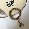 Novas Pulseiras de Contas Costuradas Estilo Chinês Casal para Mulheres no Outono e Inverno Pulseiras Maillard Retrô de Nicho com Pulseiras Elegantes e de Alto Padrão