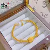 Pulsera de Estilo Vietnamita Chapada en Oro Año del Zodiaco 2026 Loto Tradicional Dorado de Seis Patrones y Bestia Auspiciosa Microincrustada para Mujer, Versátil y Elegante