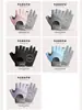 Guantes de Fitness Deportivo Medio Dedo Hombres Mujeres Barra de Dominadas Equipo de Dominadas Muñequeras Antideslizantes Guantes Antiburbujas