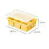 Bandeja de Hielo Grande de Silicona Transfronteriza Molde de Cubitos de Hielo de Grado Alimenticio Molde de Bola de Hielo de Desmoldeo Fácil Congelación Rápida Molde para Hacer Hielo Casero