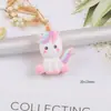 Accesorios de resina unicornio arcoíris galleta pinza para el pelo diy resina pequeños accesorios hechos a mano joyería diy accesorios de pegamento en crema
