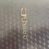 Fivela de porta giratória multicolorida com argola aberta de corrente de quatro seções, fivela para pendurar bolsa, chaveiro, acessórios para chaveiro feitos à mão DIY