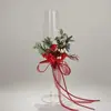 Copas de Champaña de Aspecto Elegante para Bodas y Compromisos Decoradas con Flores Inmortales, Escenas de Brindis de los Recién Casados, Accesorios para Sesiones de Fotos, Artículos Pequeños