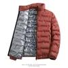 Material de grafeno cálido versátil casual ligero chaqueta abrigo de algodón estilo padre de mediana edad abrigo de algodón soporta impresión