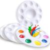 Atacado Transfronteiriço Plástico Flor de Ameixa Paleta Pintura Artística Infantil Pigmento Acrílico Aquarela Pequena Grande Pé Paleta
