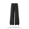 Verano 2026 Nuevo Talla Grande Hielo Seda Fresco Pantalones de Pierna Ancha Suaves Rectos Casuales Largos para Hombre K1438-Moda 30 Construcción