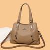Elegante Bolso para Mamá Bolso de Hombro Individual Bolso de Viaje para Mujer Bolso Tote Grande Nuevo de Moda con Estampado de Vaca Bolso de Piel Suave