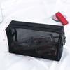 Bolsa de Maquiagem de Rede Transparente Bolsa de Armazenamento de Maquiagem de Rede de Nylon Conjunto de Bolsas para Armazenamento de Artigos de Higiene Pessoal para Casa Viagem de Negócios