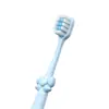 Escova de dentes personalizada para crianças de 3 a 6 anos. Cabo em formato de gota d'água com cerdas macias de alta qualidade, projetada para o conforto bucal e escovação do bebê.