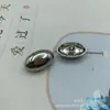 Moda Hebilla Ovalada de Metal Cosida a Mano Lujo Suave Abrigo Traje Suéter Cárdigan Ropa Aleación Hebilla Decorativa