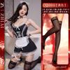 Lingerie Sexy, Roupa Sexy de Empregada Estilo Abstinência, Tentação de Pura Luxúria, Uniforme de Empregada para Role-Playing, Traje Sedutor Sem Tirar