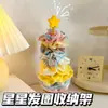 Organizador de Gomas para el Cabello con Forma de Estrella Estante de Almacenamiento de Accesorios para el Cabello de Escritorio Organizador de Tocador para Gomas para el Cabello Solución de Almacenamiento de Accesorios para el Cabello Transfronteriza