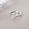 Anillo de Plata de Ley S925 con Letra Moda Elegante Lujo Accesible Diseño de Nicho Dedo Índice 2022 Nuevo Estilo Caliente de Moda