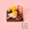 Novo Pacote de Materiais DIY para Casa de Bonecas Enfeites de Resina Acabados Animais de Paisagem em Miniatura Brinquedos de Comida Carros Enfeites de Mesa