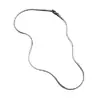 Accesorios Collar Cadena Hueso de Serpiente para Hombre Tendencia Lujo Ligero Diseño de Nicho Cadena Fina para Hombre Cadena de Acero de Titanio de Alta Calidad Cadena para Clavícula de Mujer