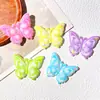 Estrela Borboleta Colorida Desenho Animado DIY Acessórios de Cola Cremosa Peças Pequenas de Resina Enfeites Charms para Crocs Materiais Artesanais