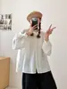 Nova Blusa Top Artística Retrô Fresca de Algodão Estilo Japonês com Mangas Sino - Primavera 2026