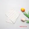 Algodón de punto jacquard liso rayado cuadrado pequeño fábrica Shengzhou al por mayor de punto toalla de bolsillo para hombre
