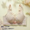 Sutiã sem aro de renda fino e respirável para mulheres, primavera/verão, látex não magnético, bojo Mango 0,2 cm, pequeno, moda