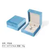 Caja de Joyería de Terciopelo Coreano con Borde Convexo en Ángulo Recto, Caja para Anillos, Caja para Pulseras, Caja para Brazaletes, Caja de Empaque para Pulseras, Caja para Joyería de Collares de Perlas