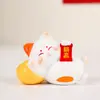 Enfeite Maneki-neko Fofo Personalizado de Fábrica Artesanato em Resina Gatinho Desenho Animado Decoração de Mesa Presente Festivo