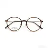 Óculos Ultra-Leves de Titânio Puro Estilo Coreano com Armação Oval, Mesmo Modelo do Xiaohongshu, para Miopia, Equipados com Lentes de Grau L9101