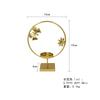 Selección de comercio exterior, candelabro pequeño de hierro retro, adornos de aromaterapia para sala de estar, comedor, escritorio, candelabro dorado, fábrica al por mayor