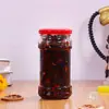 280ml Botella de Vidrio Lao Gan Ma Transparente 200ml Botella de Vidrio con Salsa de Chile Botella de Salsa de Chile 220ml Botella para Pepinillos