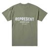 CAMISETA REPRESENT OWNERS CLUB, estilo retro americano, informal, sencilla, con estampado inglés, manga corta