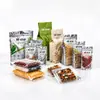 Sacos Customizados para Embalagem de Alimentos Sacos a Vácuo Filme Laminado de Folha de Alumínio Plástico Rolo Selagem Três Lados Feito sob Encomenda Impressão Digital Sacos com Fundo