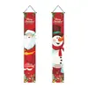 Fondo navideño transfronterizo, coplas navideñas, decoraciones festivas para fiestas, banderas, cortinas para puertas, pancartas colgantes, pancartas navideñas