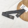 Cinturón de Entrenamiento Militar Perezoso Pantalones de Mezclilla para Mujer Cintura Holgada Ajustada Cinturón Invisible Cintura Grande Cambio Pequeño Cintura Ajustada Artefacto