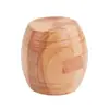 Cerradura Kongming de Mortaja y Espiga de Haya Cerradura Luban Juguete de Ocio para Niños Barril de Vino de Madera Juguete Educativo Transfronterizo para Personas Mayores