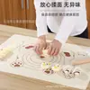 Tapete de silicone para sovar, uso doméstico e comercial, tapete de silicone para assar de grau alimentício, tapete para abrir massa, design de desenho animado, tapete de silicone