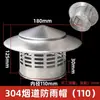 Gorra Impermeable Multiusos de PVC Techo de Plástico Práctico 5075110 Gorra Transpirable Bloqueadora de Lluvia Tapa de Ventilación Tapa de Tubo Puerto de Ventilación