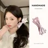 Estética de Lunares~Pinza de Plátano con Lazo Francés, Pinza Elegante para Cola de Caballo que Aumenta la Altura, Pinza Retorcida, Accesorio para el Cabello de Horquilla de Gama Alta