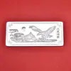 Plata Pura 999 Barra de Plata de Inversión Colección de Regalo Empresarial 1.0kg Plata de Ley Bloque de Plata Ladrillo de Plata Lingote de Plata Materia Prima