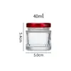 Garrafa ninho de pássaro resistente a alta temperatura vidro para cozinhar no vapor sub-engarrafado guisado fresco garrafa de vidro padrão garrafa vazia 50 ml em estoque atacado