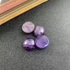 Comercio Exterior Transfronterizo Fabricante Más Vendido Suministro Directo Amatista Natural Piedra Semipreciosa Oval Gota de Agua Cara Anillo Parche DIY Hecho a Mano