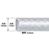 Fabricante de Dongguan tubo de silicone trançado internamente resistente a altas temperaturas 4*8mm mangueira de água transparente mangueira de silicone de grau alimentício em estoque